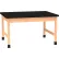 Diversified Spaces DWI-P780LBBK30L PerpetuLab Table with Laminate Top, 54"L x 42"W x 30"H, Red Oak