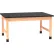 Diversified Spaces PerpetuLab Science Lab Table with ChemGuard Top, 60"L x 42"W x 30"H, Red Oak