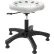 Diversified Spaces™ Polyurethane Tractor Stool, Gray Seat/Black Base
