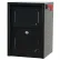 dVault Weekend Away Secure Mailbox with Vault DVJR0060 - Front Access - Black