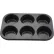 Winco AMF-6NS Tin Plate Non-Stick Muffin Pan, 6 Cup - Pkg Qty 24