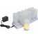 Winco CLR-12S Rechargeable Tea Light Set, 12 Piece