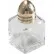 Winco G-101 Square Shakers W/ Brass Tone Tops, 12/Pack