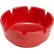 Winco MAS-4R Round Ashtray, 4"D, Red, Plastic, 12/Pkg.