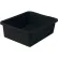 Winco PLW-7K 20.75" x 16.75" x 7" Premium Heavy-Duty Dish Box, Black