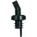 Winco PP-SSM Screened Pourer, Midnight Smoke, 12/Pack