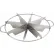 Winco SCU-8 Stainless Steel Pie Cutters - Pkg Qty 6
