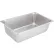 Winco SPF6 Full-Size Steam Pan, 6"H, 20-3/4" L, 12-3/4" W, Stainless Steel, Standard Weight - Pkg Qty 6