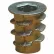 5/16-18 Insert For Soft Wood - Flanged - 951618-25 - Pkg Qty 25