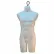 Male Torso Form with Wire Loop - Milky White