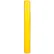 Post Guard® Bollard Cover 3501W, 8-7/8"Dia. X 72"H, Yellow W/White Tape