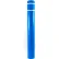 Post Guard® Bollard Cover, 7" Dia. x 52"H, Blue W/ White Tape, 7X52BLUW