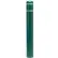 Post Guard® Bollard Cover, 7" Dia. x 52"H, Green W/ White Tape, 7X52GNW