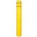 Post Guard® Bollard Cover, 8 7/8" Dia. x 52"H, Yellow W/ Red Tape, 8x52YR
