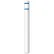 Post Guard® Bollard Cover 4.5"Dia. x 52" H, White/Blue Tape