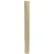 Post Guard® Bollard Cover CL1385V, 4-1/2"Dia. X 52"H, Beige W/White Tape