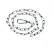 Encore Commercial Products Height Guard Clearance Bar Chain Kit, 3"W x 36"L, Silver