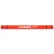 Encore Commercial Products Height Guard Clearance Bar with Black Tape, 4-1/2" Dia. x 104"L, Red