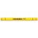 Encore Commercial Products Height Guard Clearance Bar with Red Tape, 4-1/2" Dia. x 96"L, Yellow
