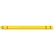 Height Guard™ Clearance Bar, 7"D x 96"L, Yellow w/Red Tape, No Graphics, HTGRD796YRNG