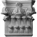 Ekena Corinthian Capital CAP25X25X08RC, 25-1/4"W x 24-5/8"H x 8-1/4"D