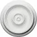 Ekena Traditional Ceiling Medallion CM12TR, 12"OD x 3"ID x 1"D