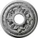 Ekena Baltimore Ceiling Medallion CM15BA, 15-3/8"OD x 4-1/4"ID x 1-1/2"D
