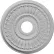 Ekena Melonie Ceiling Medallion CM16ML, 16"OD x 3-5/8"ID x 3/4"D