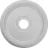 Ekena Diane Ceiling Medallion CM18DI, 18"OD x 3-5/8"ID x 1-1/8"D
