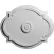 Ekena Waltz Ceiling Medallion CM21WA, 21-1/4"W x 17-3/8"H x 7/8"ID x 1"