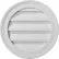 Ekena Round Gable Vent GVRO23D, 23"W x 23"H x 1-1/2"D, Decorative