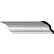 Ekena Bedford Smooth Crown Moulding MLD03X03X04BE, 3"H x 3-1/2"D x 4-3/8"F x 94-1/2"L