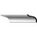 Ekena Dylan Traditional Smooth Crown Moulding MLD03X04X05DY, 3-3/4"H x 4-1/8"D x 5-5/8"F x 94-1/2"L