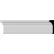 Ekena Panel Moulding PML06X02PN-1, 6-1/8"H x 2"D x 94-1/2"L