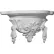 Ekena Tassel Decorative Shelf SH17X09X05CH, 17-5/8"W x 5-7/8"D x 9-1/4"H