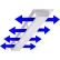 Commercial 2-Way Air Deflector Cover for 4 Ft. Linear Diffuser
