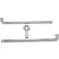 Elkay LK60, Chrome Continuous Waste Drain For 3 Compartment Sink