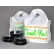 Printed "Thank You" Take Out Bag W/ Bell Top Handle, 16-1/2"W x 14"L, 1.25 Mil, White, 500/Pack