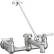 Elkay, Wall Mounted 8" Center Service Faucet W/Bucket Hook, LKB940C