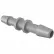 Eldon James 1/8" Barbed Straight Coupler, 316L Stainless Steel