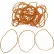 Encore™ Packaging Standard Rubber Bands, Size 19, 3-1/2" x 1/16", Beige, 1220 Bands/1 lb. Pack