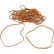 Encore™ Packaging Standard Rubber Bands, Size 117B, 7" x 1/8", Beige, 200 Bands/1 lb. Pack