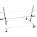 Encore Packaging Economy Paper/Poly Tubing Dispenser Kit - Table Top Mount, 1 Tier, 60" with Casters