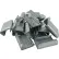 Encore™ Packaging Symmetrical Poly Seals, 3/4" Strap Width, Pack of 1000