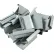 Encore™ Packaging Regular Duty Snap On Steel Seals, 1/2" Strap Width, Pack of 2500