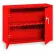 Equipto® Handy Wall Mount Cabinet, 30"W x 13"D x 27"H, Assembled, Textured Cherry Red