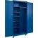 Equipto® Industrial Duty Mobile Combination Cabinet, 36"W x 24"D x 78"H, 20 Gauge, Blue