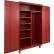 Equipto® Industrial Duty Mobile Combination Cabinet, 48"W x 24"D x 66"H, 20 Gauge, Red