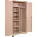 Equipto® Industrial Duty Mobile Janitorial Cabinet, 36"W x 24"D x 72"H, All-Welded, Putty