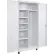 Equipto® Industrial Duty Mobile Janitorial Cabinet, 36"W x 24"D x 78"H, All-Welded, White